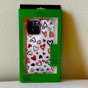 Kate Spade iPhone case hearts. For iPhone 13 Pro Max. NWT. ❤️❤️❤️